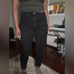Wax Jean Women's High Rise Black Jeans
